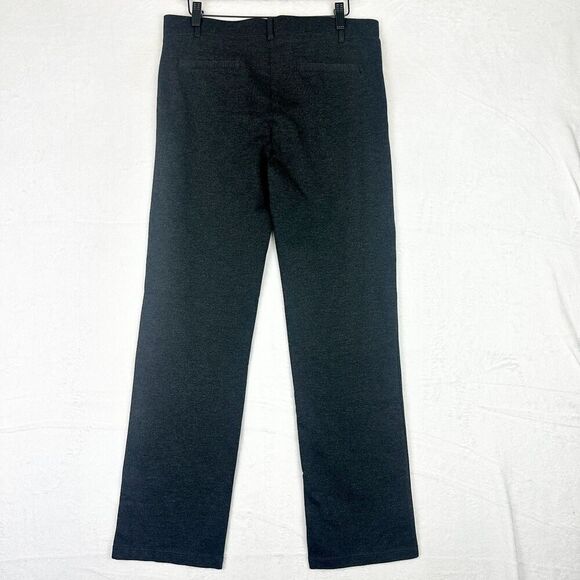 Betabrand Classic Dress Pant Yoga Pant Straight Leg Size Large Petite Charcoal - Picture 3 of 7